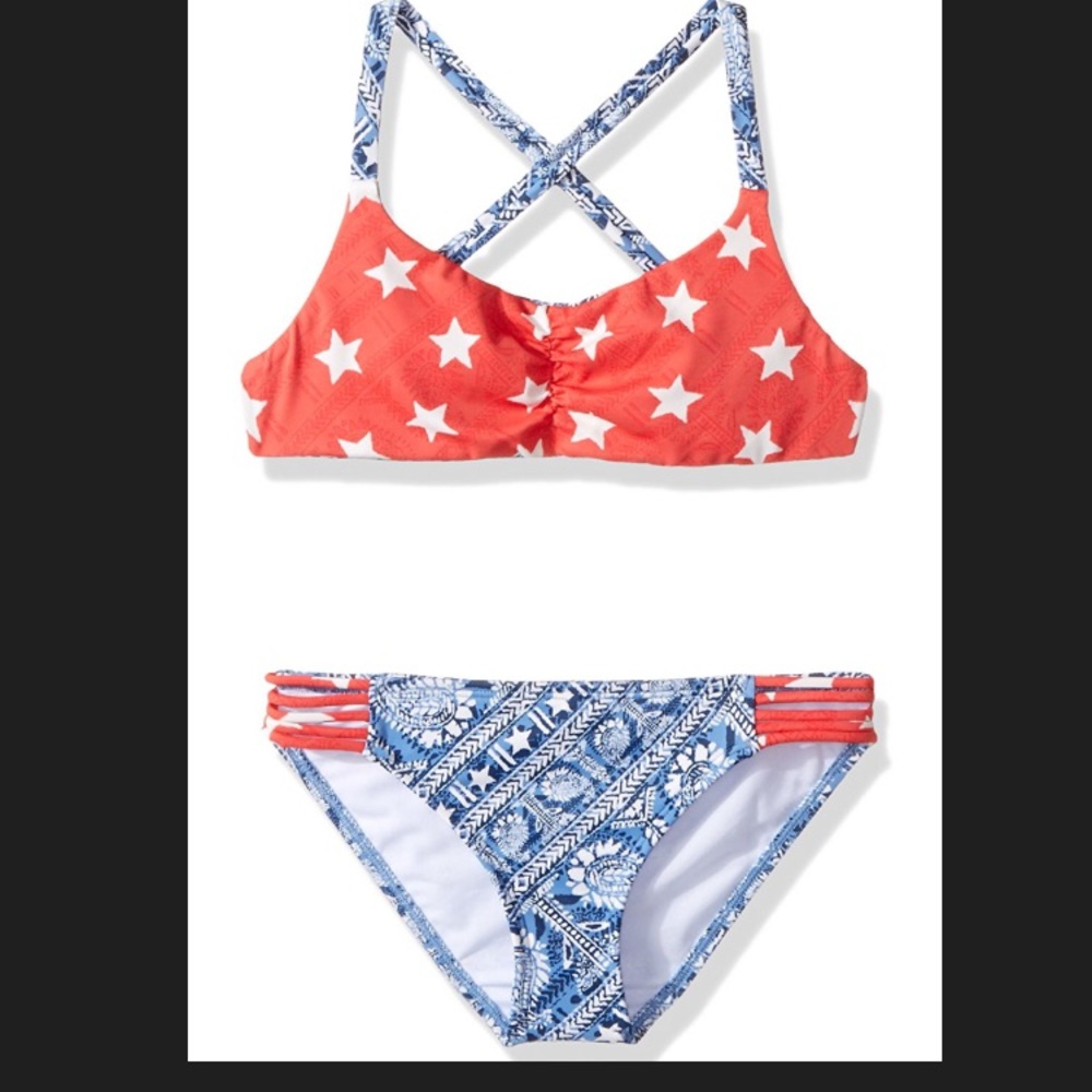 NWT Girls’ Billabong Starlight Tali Bikini Set
